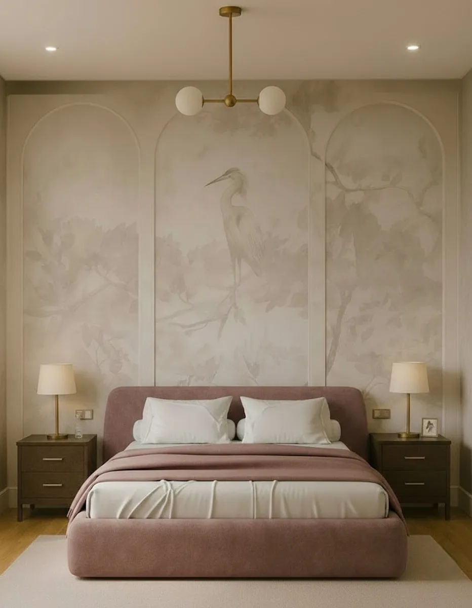 Двуспальная кровать Эндре 160x200 с мягким изголовьем (коричневый микровельвет) Кровать двуспальная Эндре с мягким изголовьем (коричневый микровельвет)