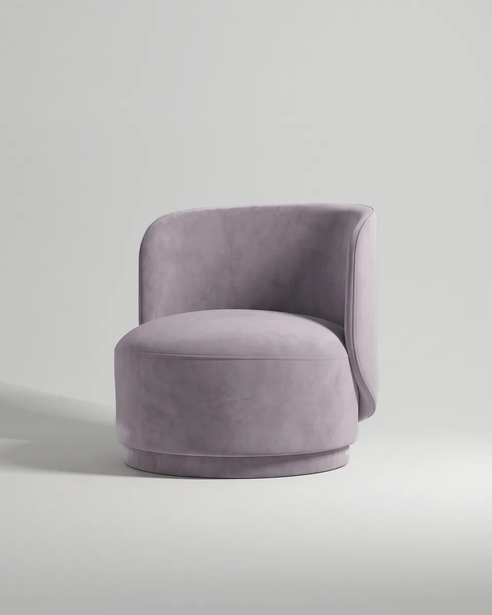 Уютное кресло Кота. Материал: велюр. Цвет: серый